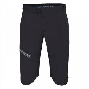 Kalhoty krátké pánské Progress AXEL zateplené černo/sv. modré Velikost: L