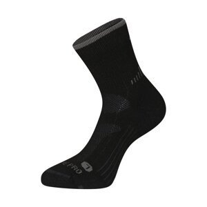 Ponožky ALPINE PRO KEROWE antibakteriální merino černé Velikost: L