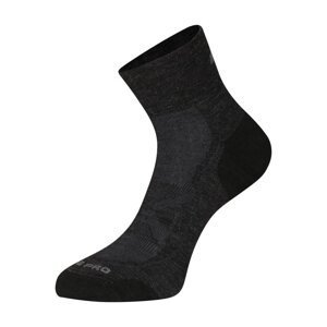 Ponožky ALPINE PRO DERERE antibakteriální merino černé Velikost: L