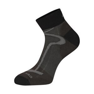 Ponožky ALPINE PRO GANGE kotníkové černé Velikost: M