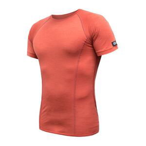 Triko krátké pánské SENSOR MERINO ACTIVE terracotta Velikost: L