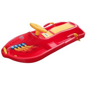 Kluzák s volantem Plastkon Snowboat červený