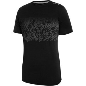 Pánské lehké tričko z bambusu viking lenta černá s