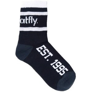 Unisex ponožky meatfly long černá s