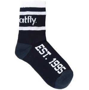 Unisex ponožky meatfly long černá l