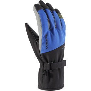 Pánské lyžařské rukavice viking  diran černá/modrá/žlutá 7