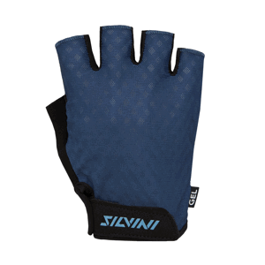 Pánské cyklistické rukavice silvini gaiono modrá/černá xl
