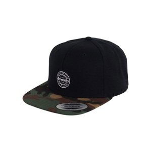 Kšiltovka meatfly gruman premium snapback černá/camo one size