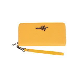Kožená peněženka meatfly leila premium žlutá one size