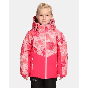 Dívčí lyžařská bunda kilpi samara-jg růžová 152