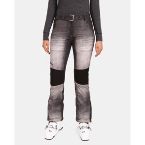 Dámské softshellové lyžařské kalhoty kilpi jeanso-w černá 38s