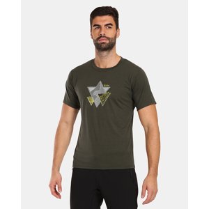 Pánské funkční tričko kilpi moare-m zelená 3xl
