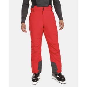 Pánské lyžařské kalhoty kilpi mimas-m červená 5xl