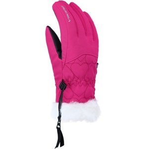 Dětské lyžařské rukavice viking meris růžová 3