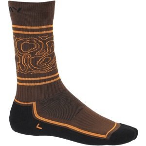 Pánské ponožky viking boosocks heavy man hnědá/oranžová 45-47