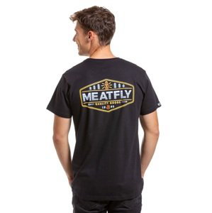 Pánské tričko meatfly lampy černá m