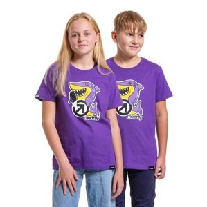 Dětské tričko meatfly sharky fialová 158