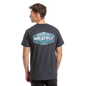 Pánské tričko meatfly lampy tmavě šedá xl