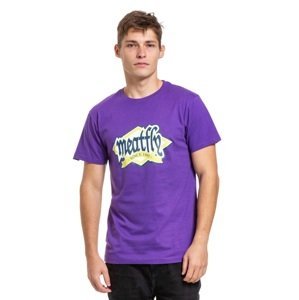 Pánské tričko meatfly rockit fialová l