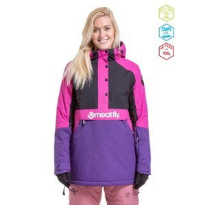 Dámská snb & ski bunda meatfly aiko fialová/růžová xs