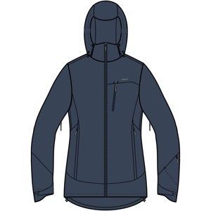 Dámská voděodolná bunda viking trek pro 2.0 modrá l