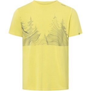 Pánské lehké tričko z bambusu viking lenta žlutá xl