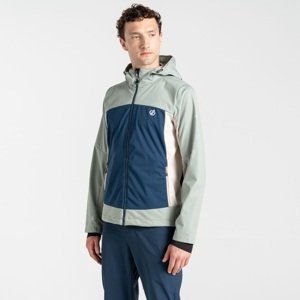 Pánská softshellová bunda dare2b mountaineer modrá/světle zelená xl