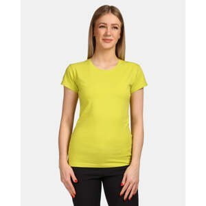 Dámské bavlněné tričko kilpi promo-w světle zelená 44