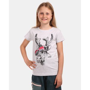 Dívčí bavlněné tričko kilpi malga-jg bílá 134-140