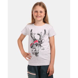 Dívčí bavlněné tričko kilpi malga-jg bílá 158