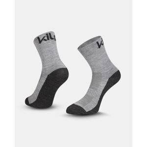 Unisex outdoorové ponožky kilpi lirin-u světle šedá 39