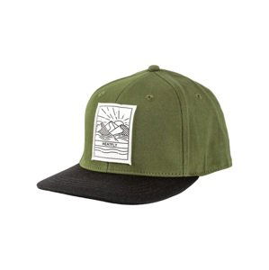 Kšiltovka meatfly tyler snapback zelená/černá one size