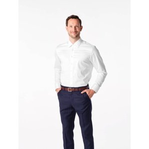 Pánská elegantní košile cityzen achim slim fit bílá 44