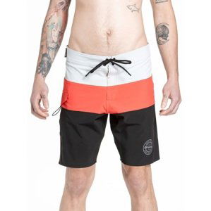 Pánské plavky meatfly mitch boardshorts 21"oranžová/černá xxl