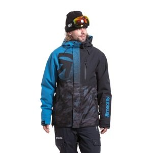 Pánská snb & ski bunda meatfly shader modrá/petrolejová xs
