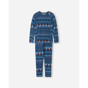 Dětský merino termo set reima taitoa modrá 110