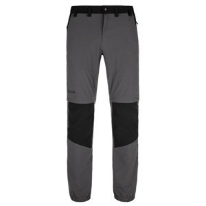 Pánské outdoorové kalhoty kilpi hosio-m tmavě šedá ss