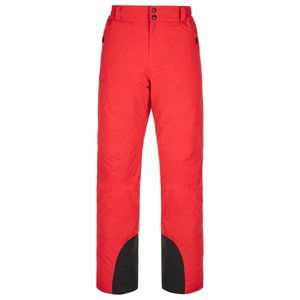 Pánské lyžařské kalhoty kilpi gabone-m červená xl