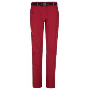 Dámské outdoorové kalhoty kilpi wanaka-w tmavě červená 42s