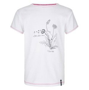 Dívčí bavlněné tričko kilpi avio-jg bílá 110_116