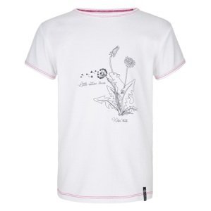 Dívčí bavlněné tričko kilpi avio-jg bílá 98_104