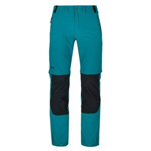 Pánské technické outdoorové kalhoty kilpi hosio-m tyrkysová xs