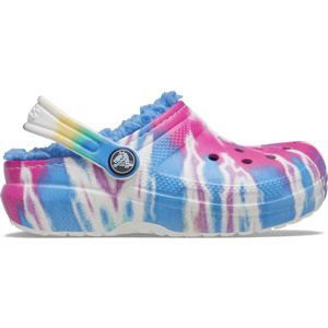 Dětské boty crocs classic lined tie dye modrá 28-29