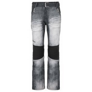 Dámské softshellové lyžařské kalhoty kilpi jeanso-w černá 42