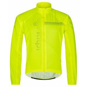 Pánská cyklistická nepromokavá bunda kilpi rainar-m žlutá l