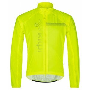 Pánská cyklistická nepromokavá bunda kilpi rainar-m žlutá m