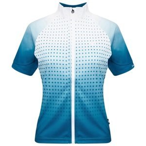 Dámský cyklistický dres dare2b propell modrá/bílá 34