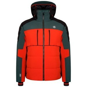 Pánská zimní bunda dare2b pivotal oranžová/zelená xxl