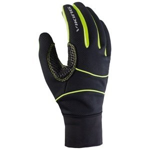 Unisex funkční zimní rukavice viking lahti černá/žlutá 6