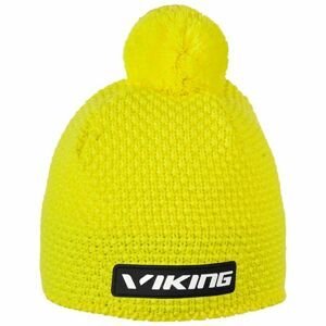Unisex merino zimní čepice viking berg žlutá uni